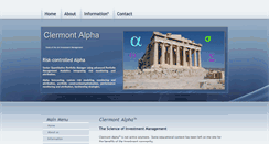 Desktop Screenshot of clermontalpha.com